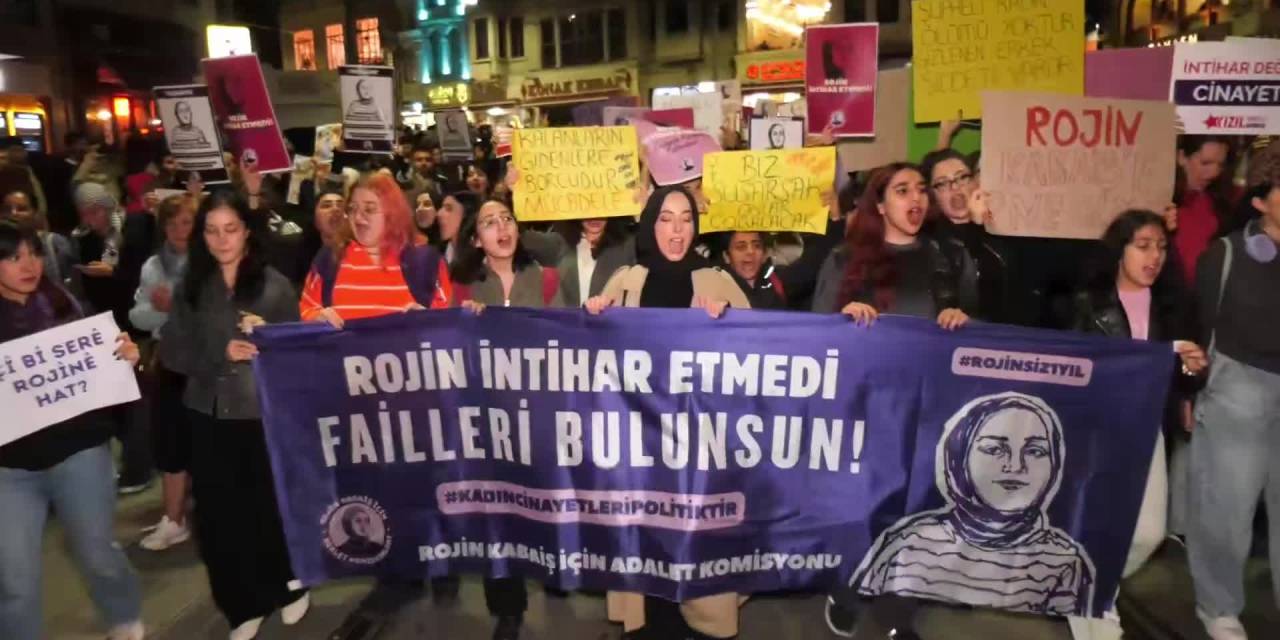 Rojin Kabaiş için Adalet Yürüyüşü düzenlendi