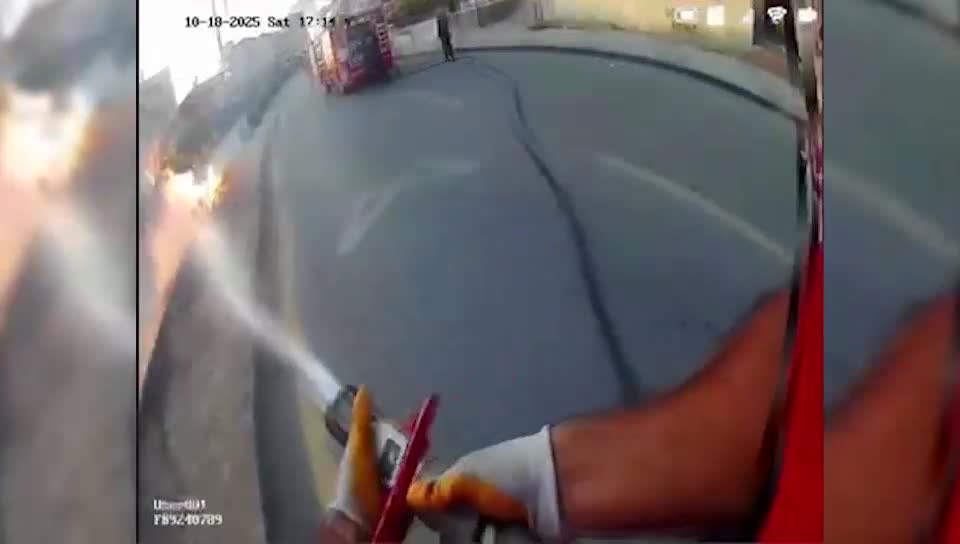 Tarsus'ta doğal gaz borusu patladı: Olası felaket itfaiyenin müdahalesiyle önlendi