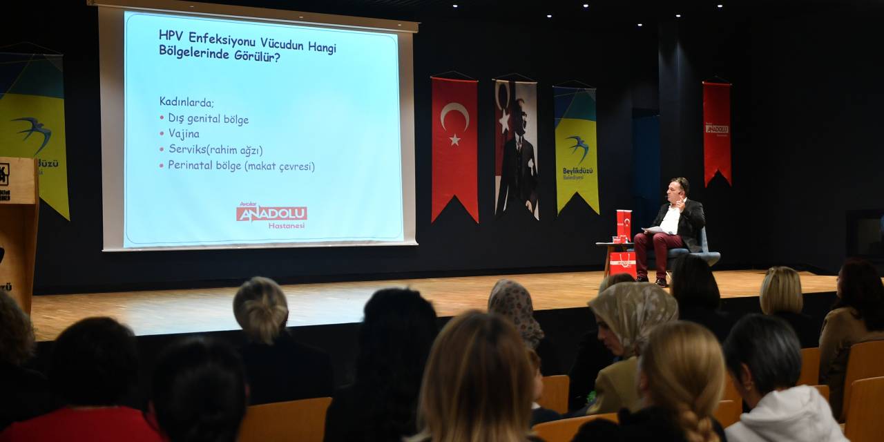 Beylikdüzü'nde rahim ağzı kanseri farkındalığı için seminer düzenlendi