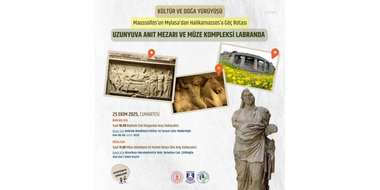 Bodrum Belediyesi'nin Doğa Yürüyüşleri sezonu açılıyor