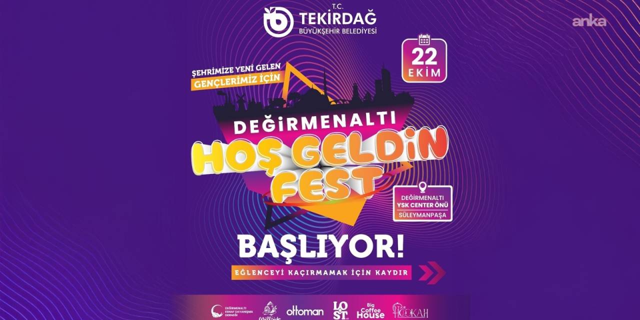 Üniversiteye yeni başlayan öğrenciler için Tekirdağ'da özel festival