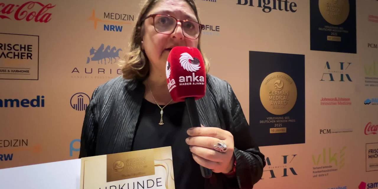 Almanya’da Dr. Elif Duygu Cindik-Herbrüggen prestijli tıp ödülünü kazandı