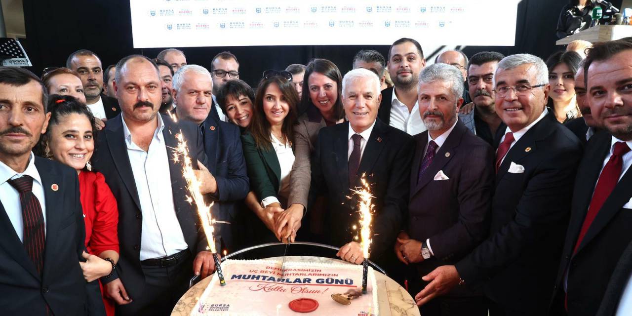 Bozbey'den muhtarlara çağrı: 'Dayanışma ile Bursa daha da güzelleşecek'