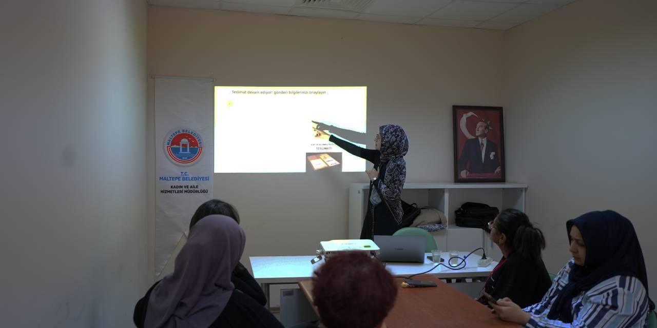 Maltepeli kadınlara güvenli internet eğitimleri başarıyla sona erdi