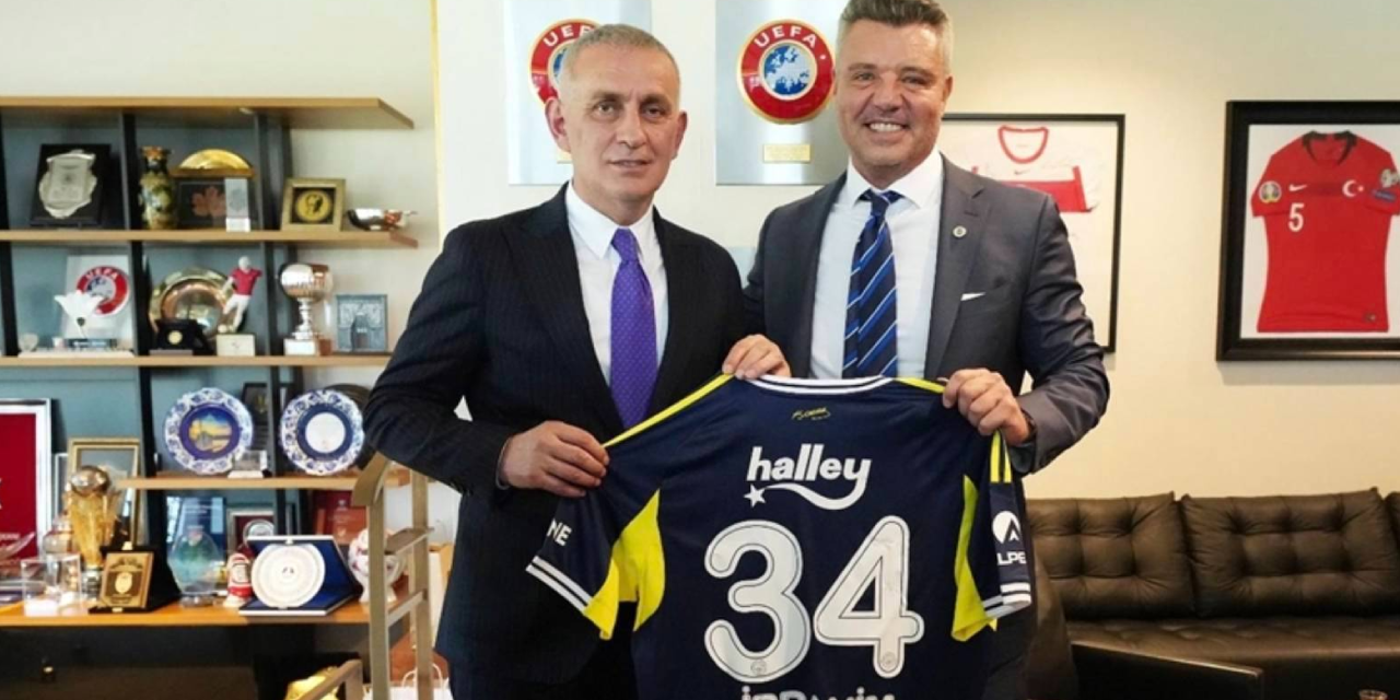 Sadettin Saran, TFF Başkanı Hacıosmanoğlu'nu ziyaret etti