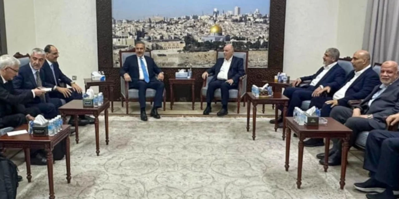 Bakan Fidan ve MİT Başkanı Kalın, Hamas yetkilileriyle görüştü!