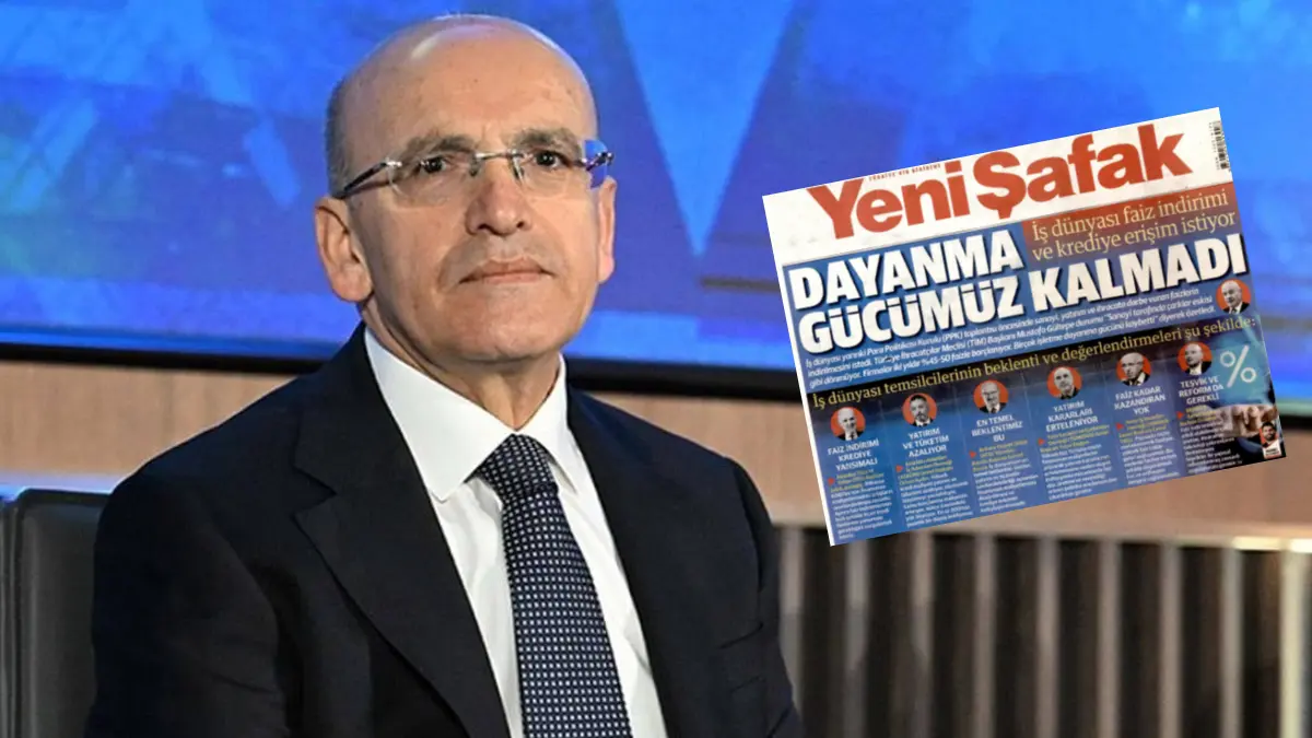 Yeni Şafak'tan faiz kararı öncesi Mehmet Şimşek'e tepki: "Dayanma gücümüz kalmadı"
