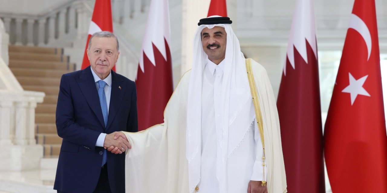 Erdoğan, Katar Emiri El-Sani ile görüştü
