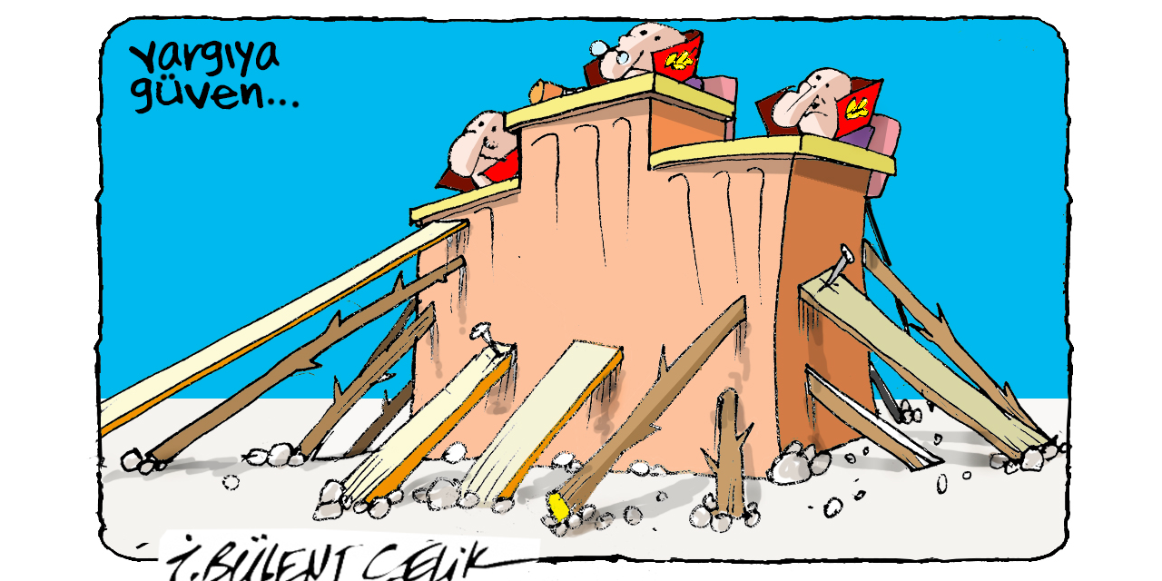 İ. Bülent Çelik'in 23 Ekim 2025 tarihli karikatürü