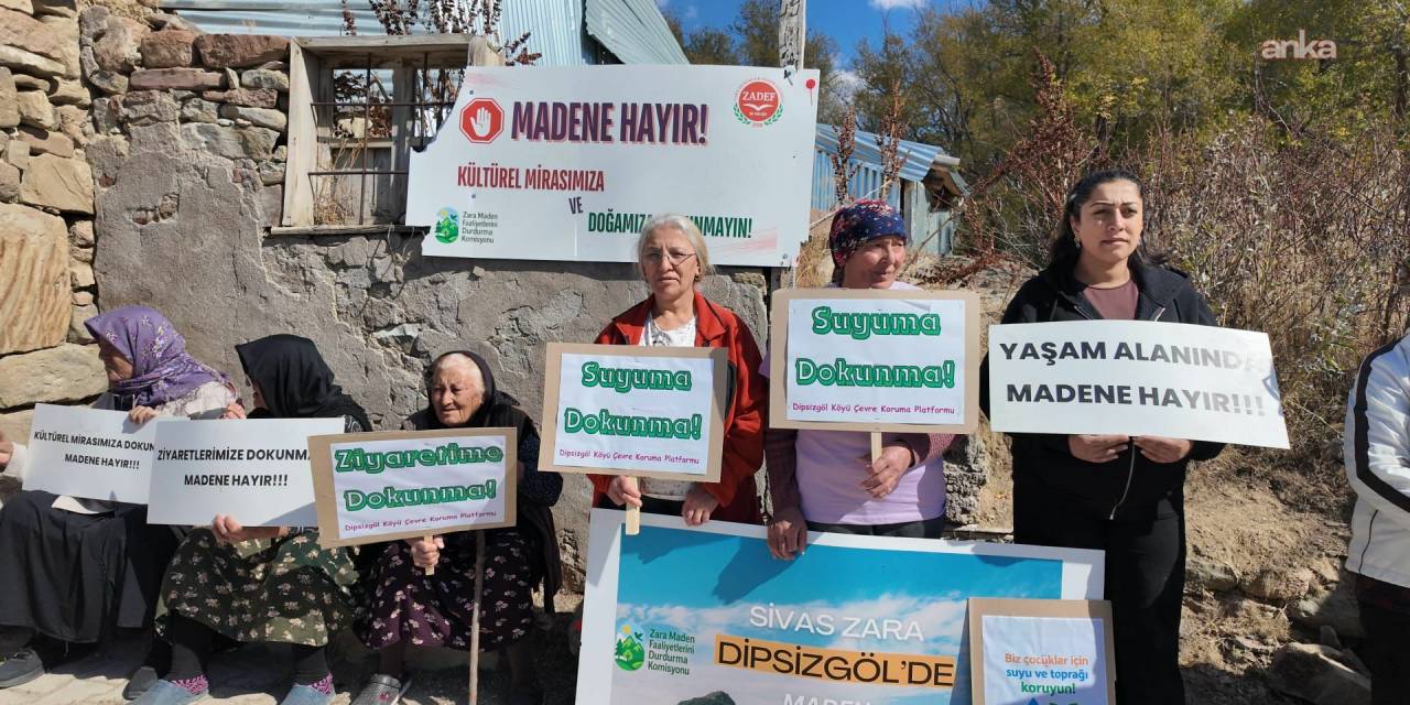 Dipsizgöl'deki madencilik projesine halktan itiraz
