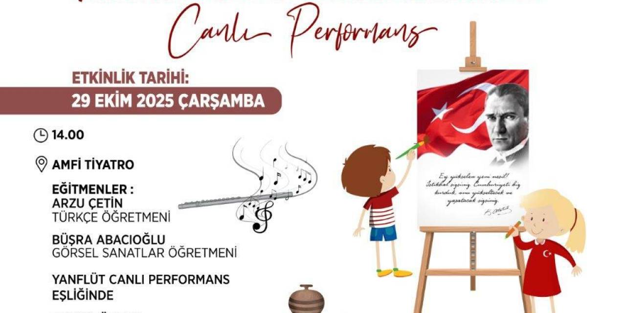 Cumhuriyet Bayramı'na özel performans Karadeniz Ereğli'de