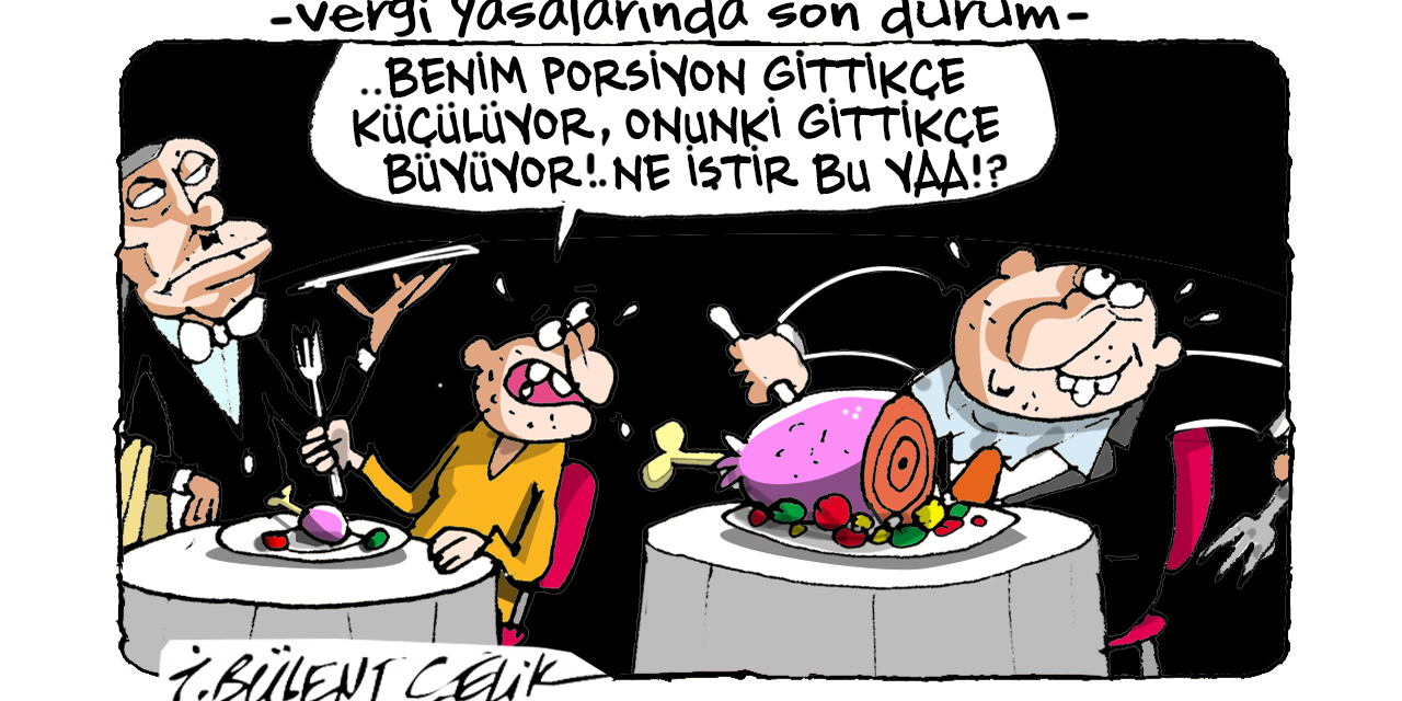 İ. Bülent Çelik'in 24 Ekim 2025 tarihli karikatürü
