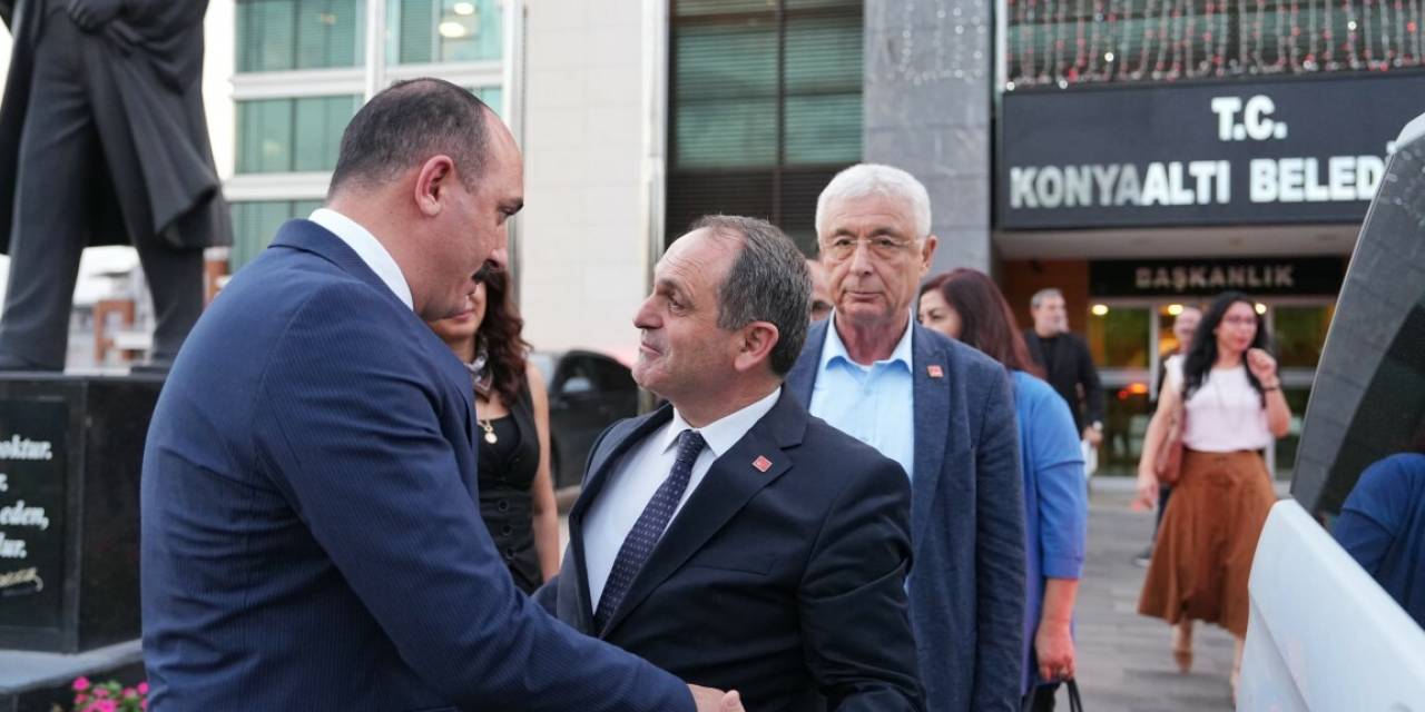 CHP heyetinden Konyaaltı Belediye Başkanı Kotan'a destek ziyareti
