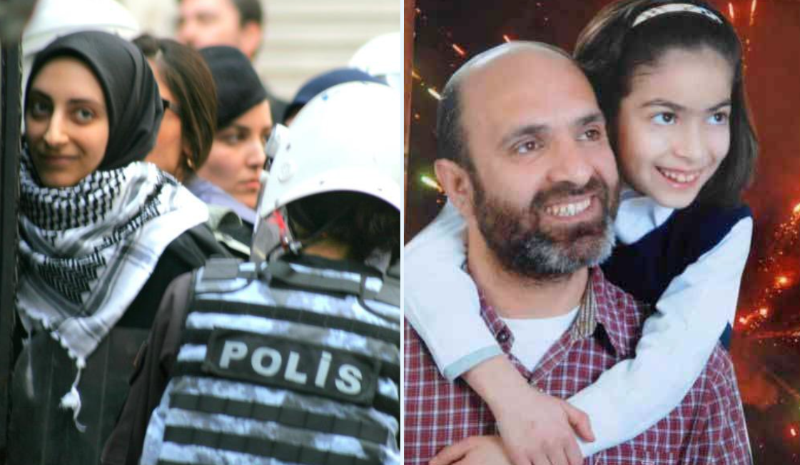 Mavi Marmara'da hayatını kaybeden Cengiz Akyüz'ün kızlarının İsrail eyleminde gözaltına alındığı ortaya çıktı