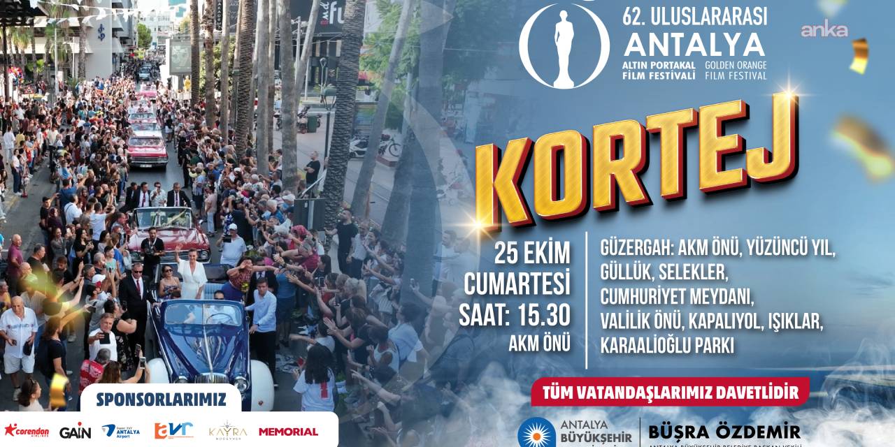 Antalya Altın Portakal Film Festivali 62'inci kez kapılarını açıyor