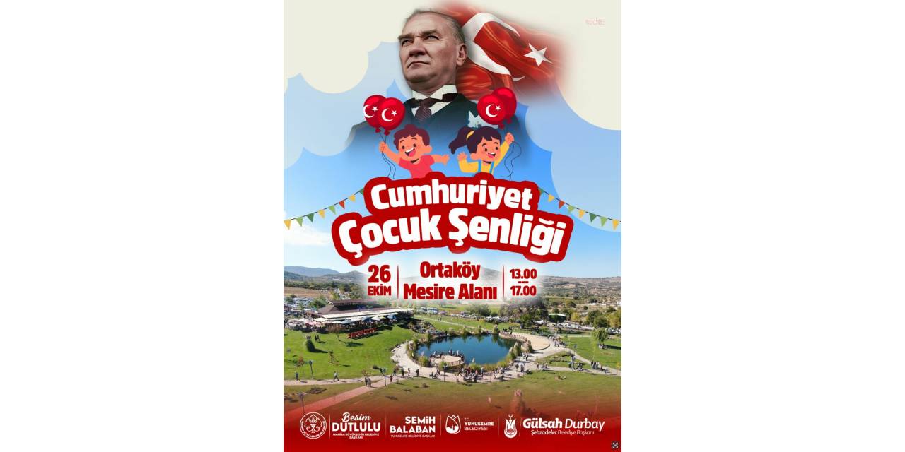 Çocuklara özel Cumhuriyet Şenliği Yunusemre'de