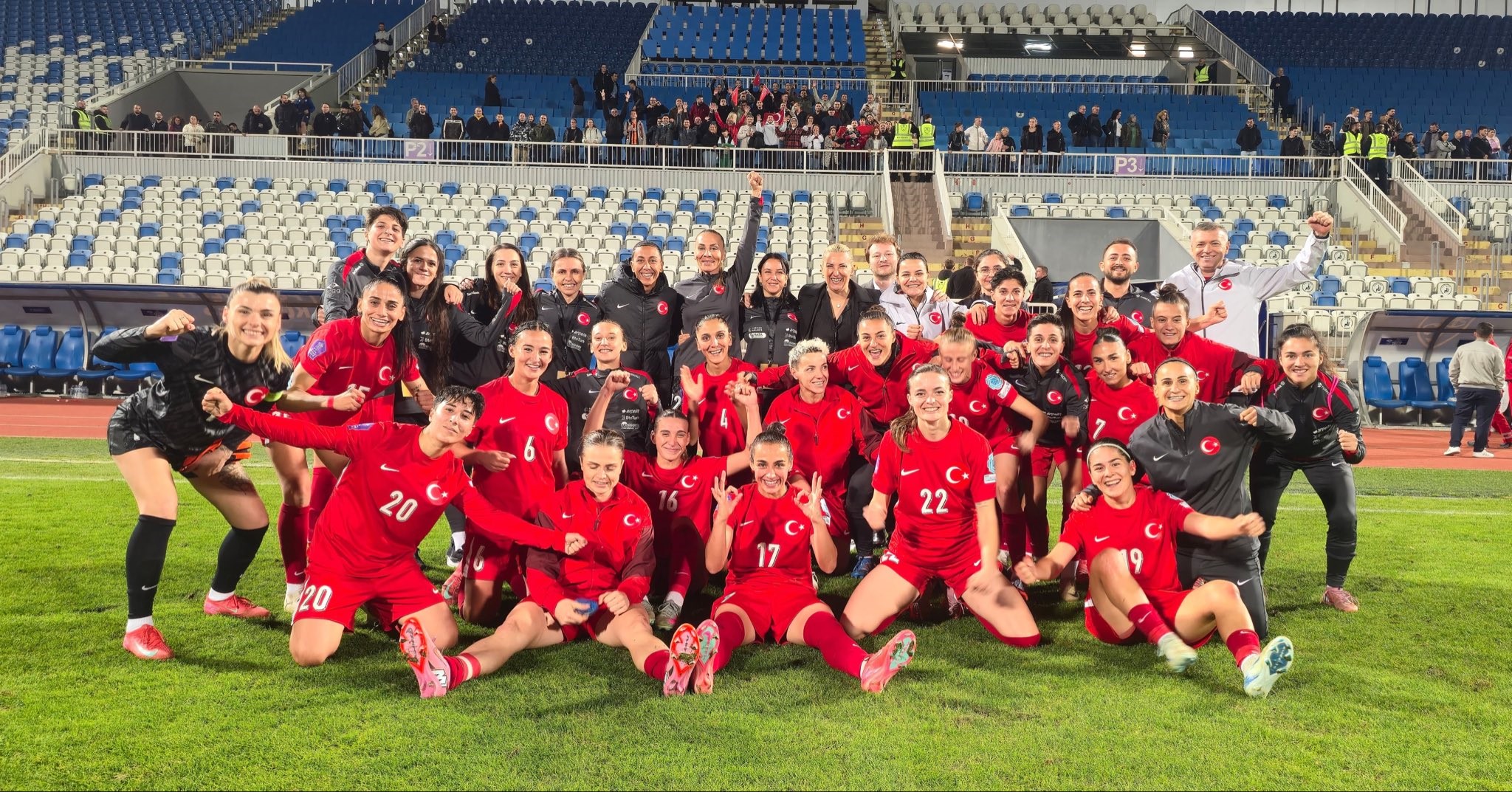 A Milli Kadın Futbol Takımı'ndan dört dörtlük galibiyet!