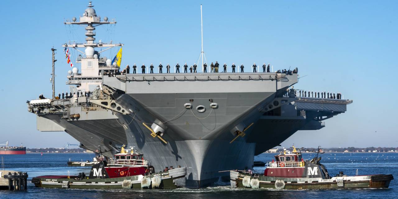 Pentagon, USS Gerald Ford'u Karayipler'e sevk ediyor