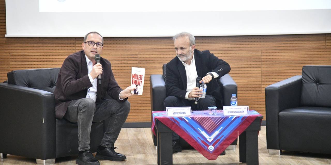 Yavuz Oğhan, Ortahisar Yazar Buluşmaları'nda 'Millete Emanet'i anlattı