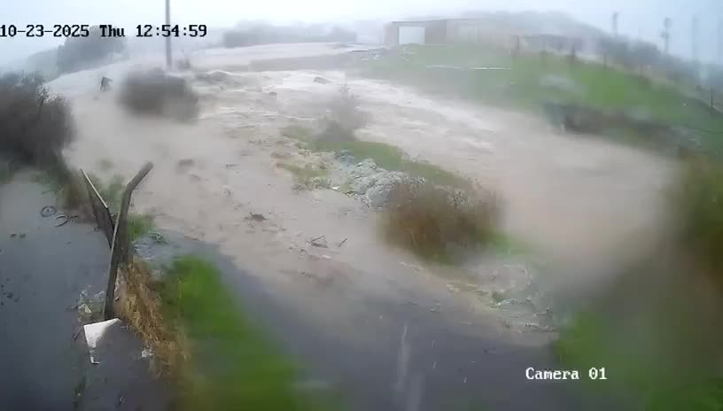 Foça'da sel faciası: Kaptanoğlu'nun son anları kamerada