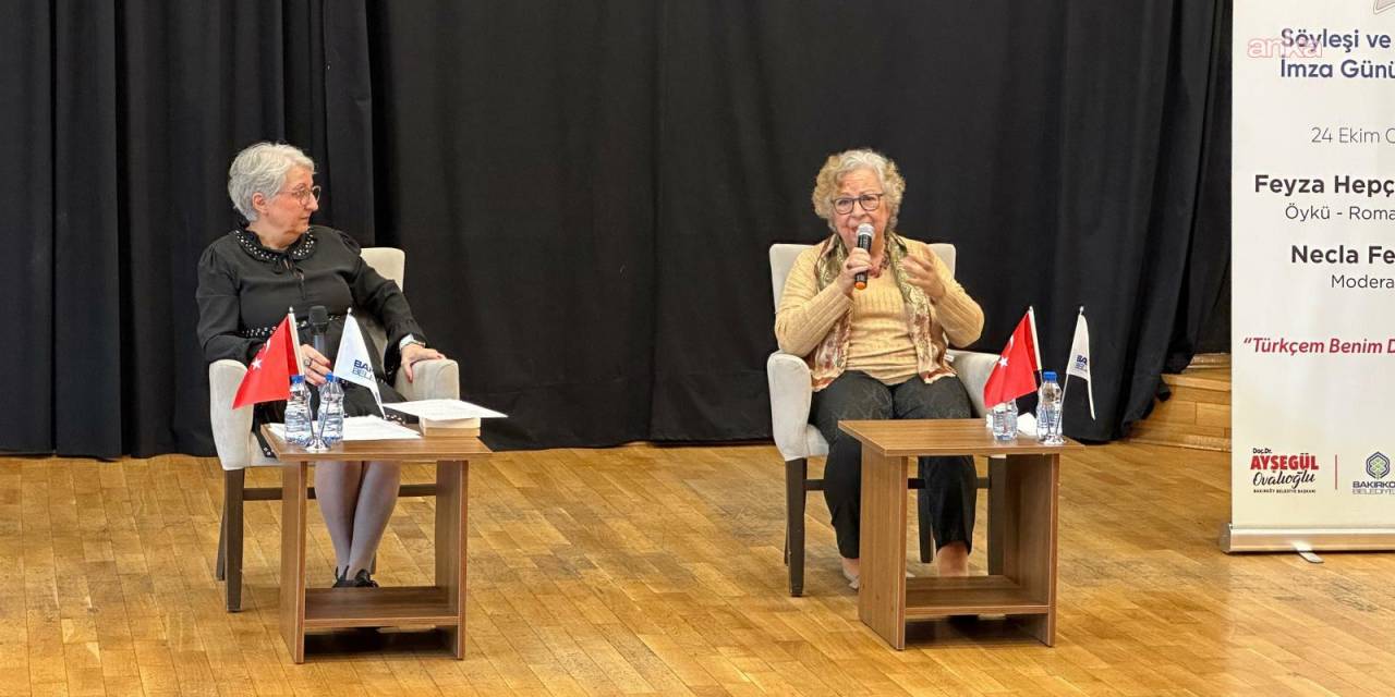 Feyza Hepçilingirler Bakırköy’de edebiyatseverlerle buluştu