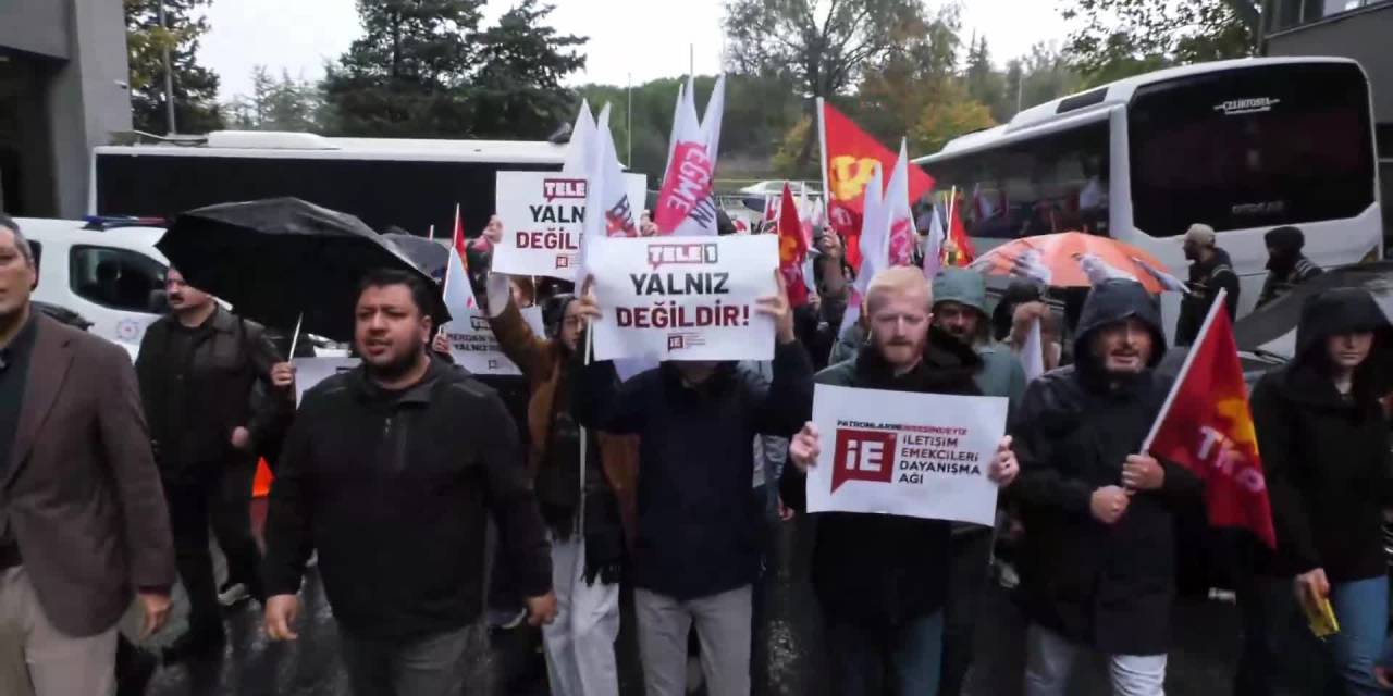 TKP, TELE 1'e kayyum atanmasına karşı sokağa çıktı