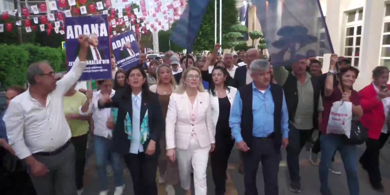 Asu Kaya, Adana'daki Adalet çadırında Halkla birlikte mücadele etme vurgusu yaptı