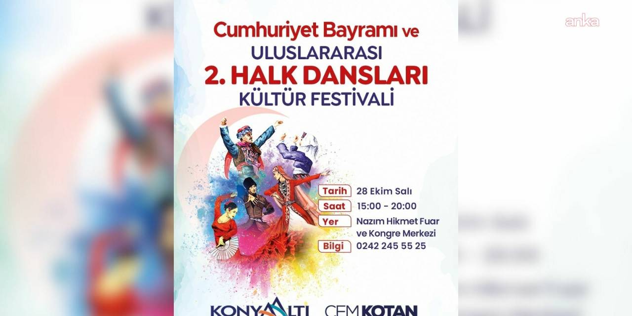 Cumhuriyet coşkusu Konyaaltı'nda halk danslarıyla kutlanacak