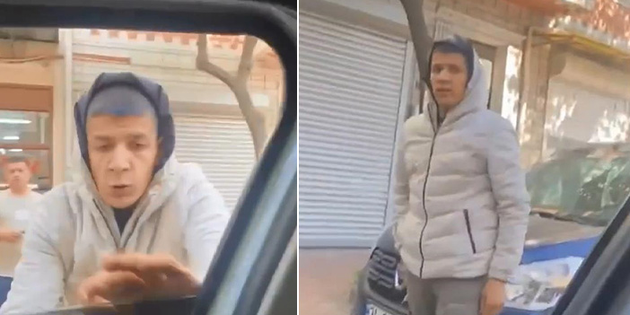 Fatih'te para vermeyen sürücüye saldıran değnekçi yakalandı