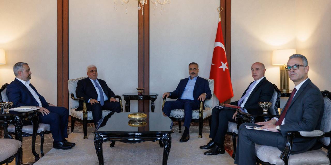 Fidan, Falih el-Feyyad ile Ankara'da buluştu