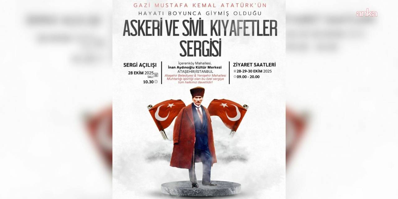 Atatürk'ün Kıyafetleri Ataşehir'de Sergilenecek