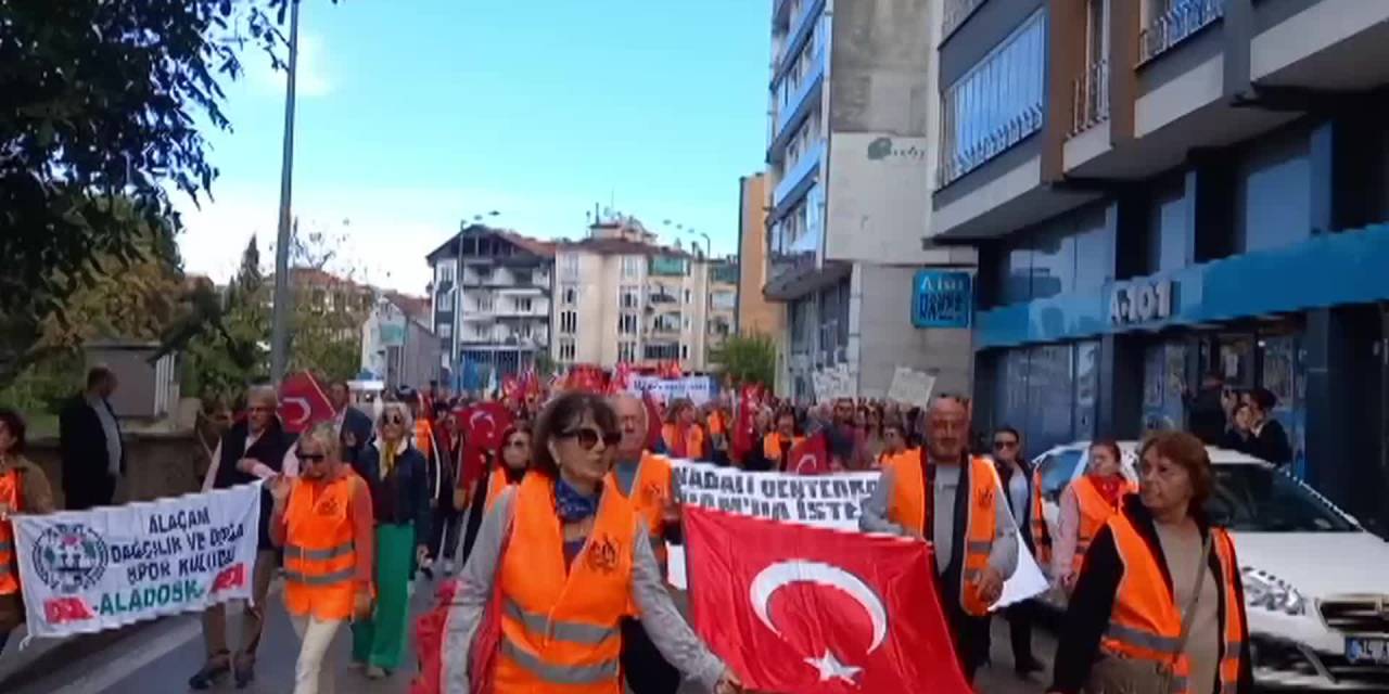 Dürtmen Dağı için Samsun'da dayanışma eylemi