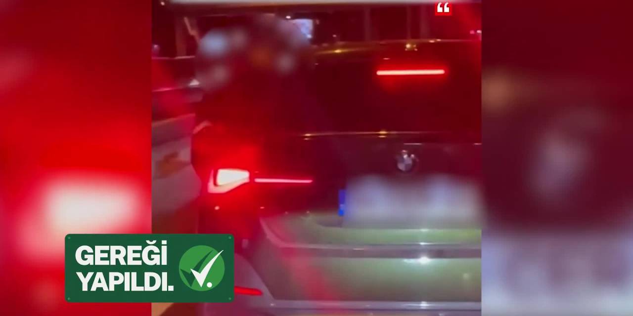 Kadın sürücüye saldıran trafik zorbası yakalandı