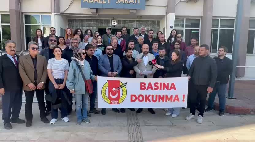 Aydın'da gazetecilere yapılan saldırıya tepki: Susmayacağız
