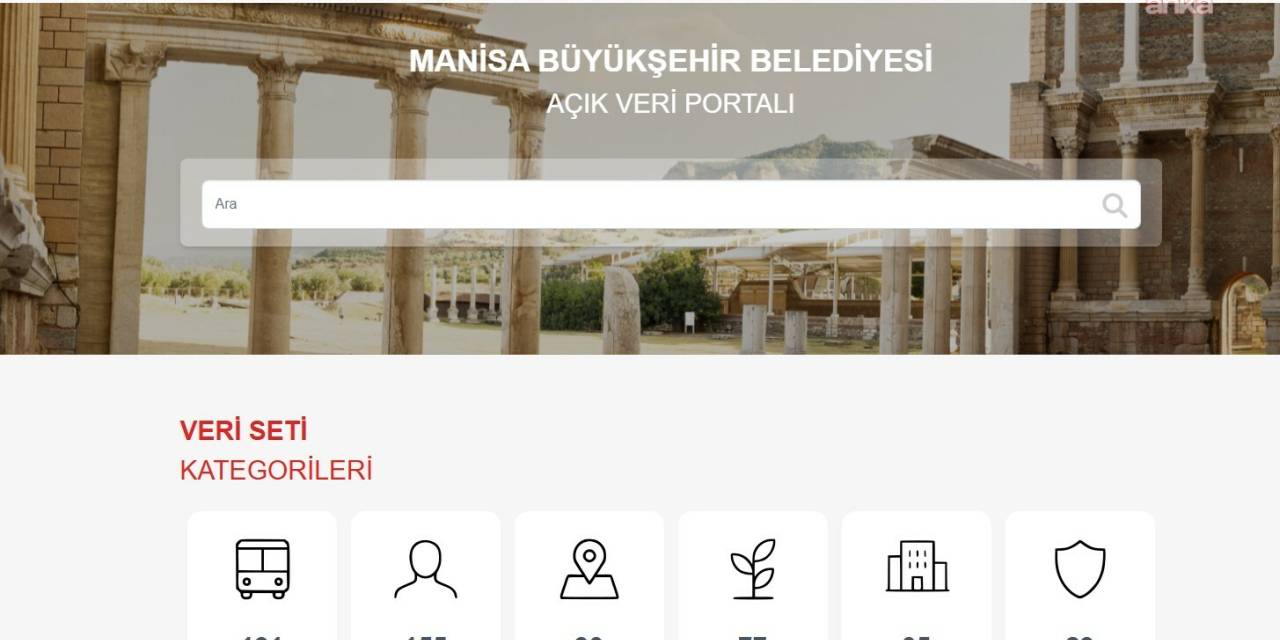 Manisa Açık Veri Portalı hizmette