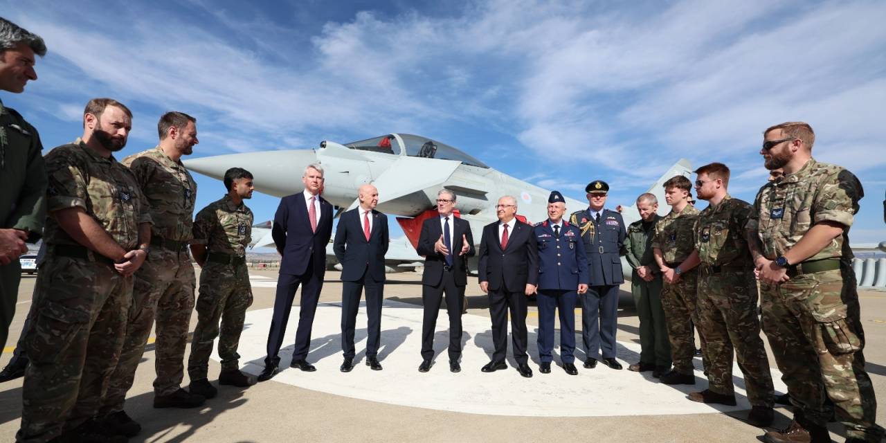 Starmer'ın Türkiye ziyaretinde 3 Eurofighter havada