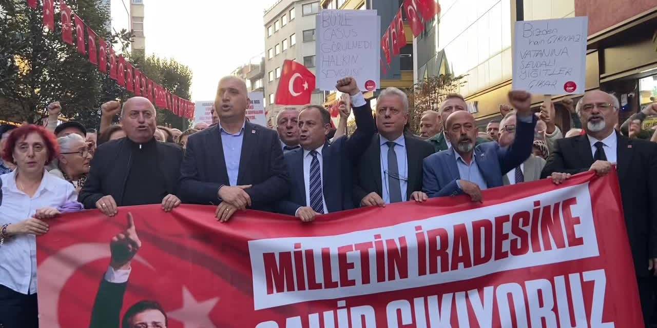 Trabzon'da Ekrem İmamoğlu için Adalet Yürüyüşü yapıldı