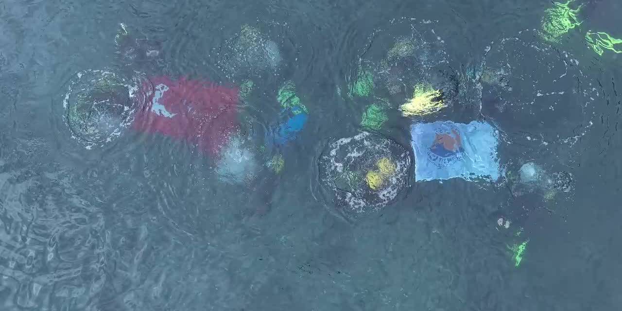 Cumhuriyet coşkusu Sinop'ta dalışta yaşandı