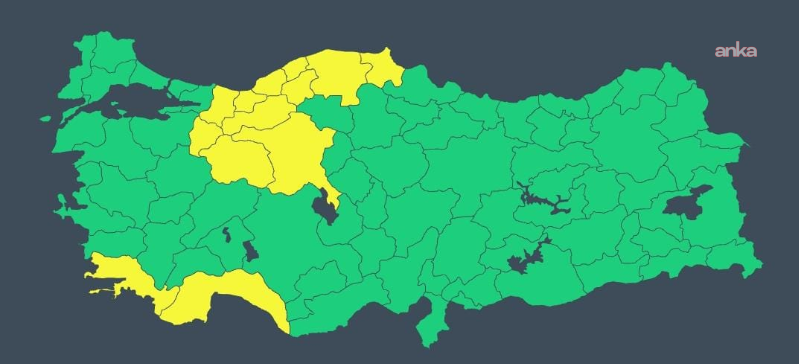 Sağanak ve fırtınaya dikkat: Meteoroloji'den uyarı