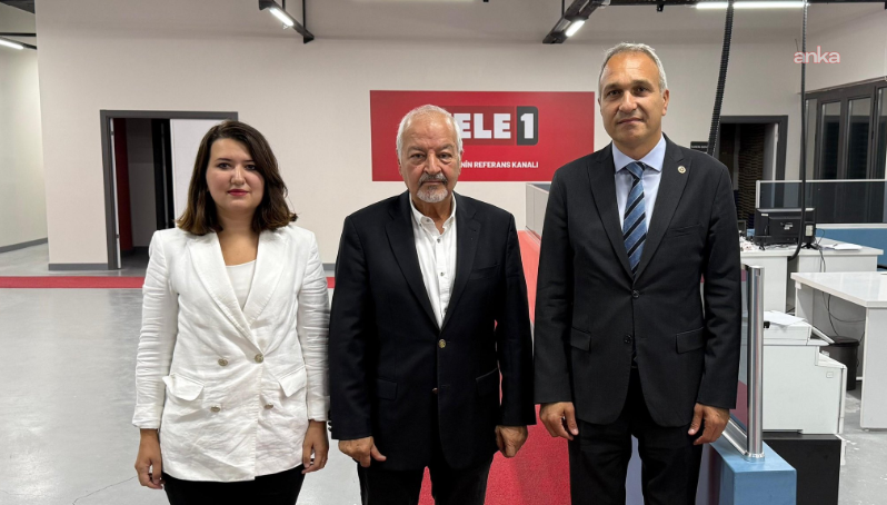 Gökçen ve Özçağdaş'tan TELE1'e destek ziyareti