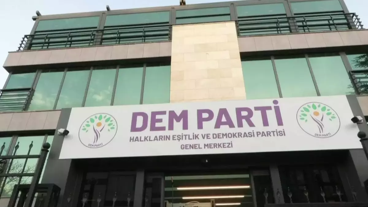 DEM Parti'den açıklama: İmamoğlu'na destek, yargı paketine eleştiri ve barış çağrısı