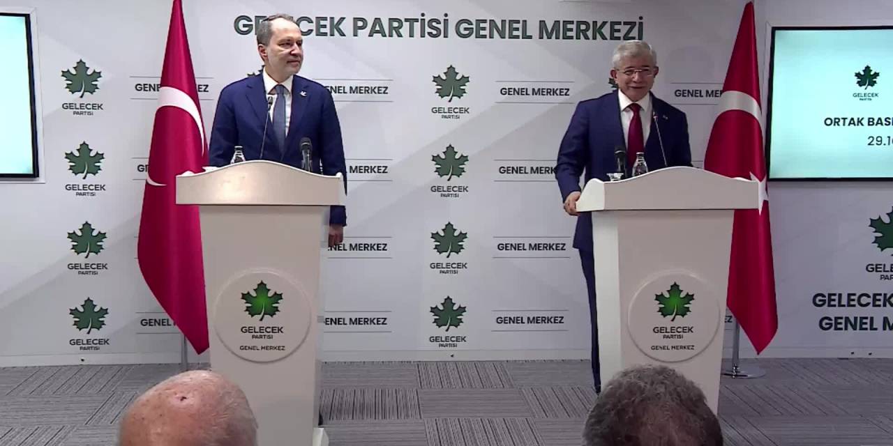 Erbakan, Davutoğlu'nu ziyaret etti: Birlikte çalışma irademiz var