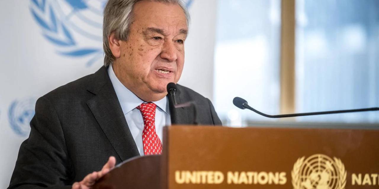 Guterres, KKTC Cumhurbaşkanı Erhürman’a yazdığı mektupta Kıbrıs çözümlerine desteğini yineledi