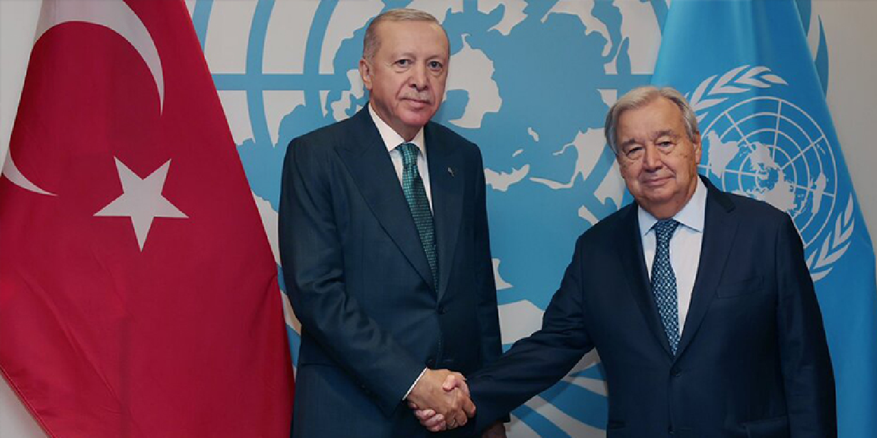 Erdoğan açıkladı: Atatürk Barış Ödülü BM Genel Sekreteri Guterres'e verilecek