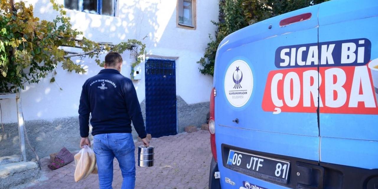 Kahramankazan'da sıcak yemek hizmeti devam ediyor