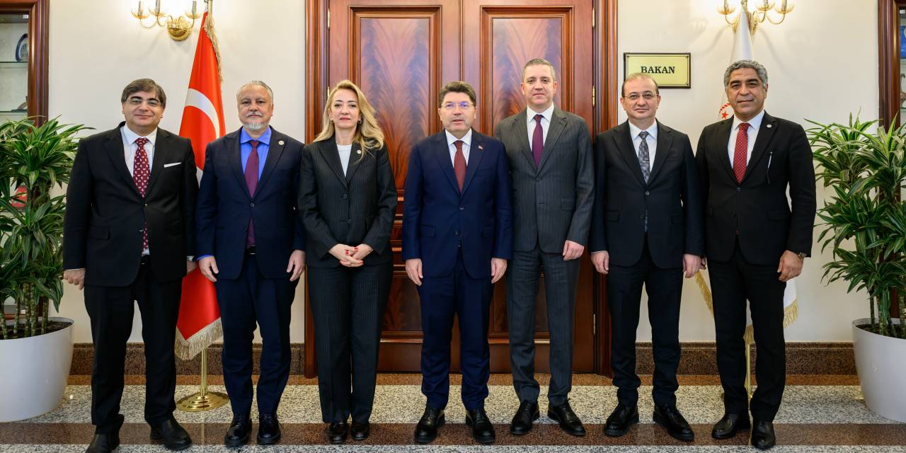 Adalet Bakanı Tunç, TBB Başkanı Sağkan ile toplantı gerçekleştirdi
