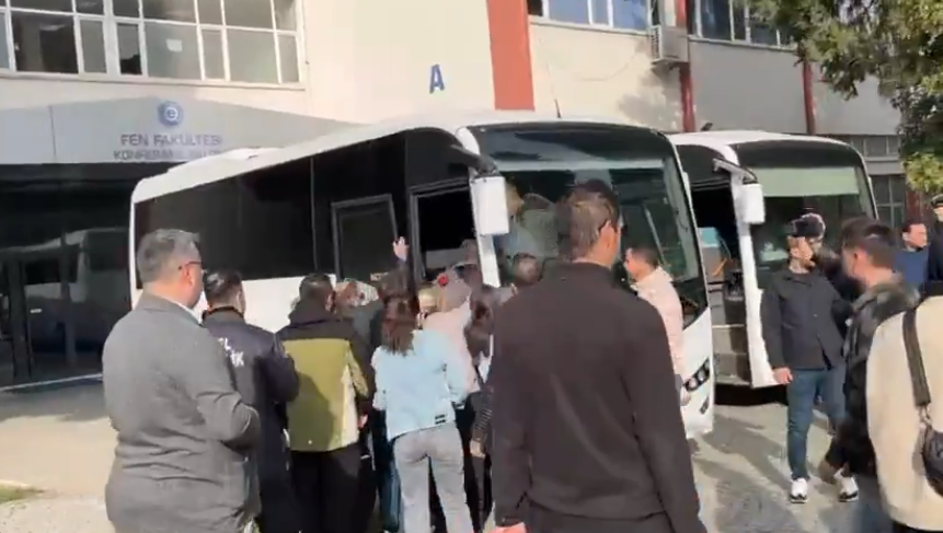 Adalet Bakanı Yılmaz Tunç protesto edildi: Öğrenciler gözaltına alındı