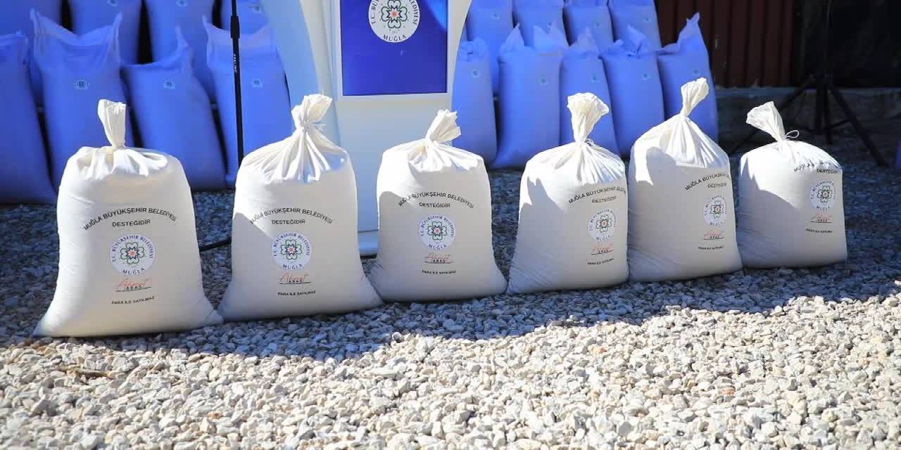 Muğla'dan kırsal kalkınmaya büyük destek: 330 ton yem tohumu