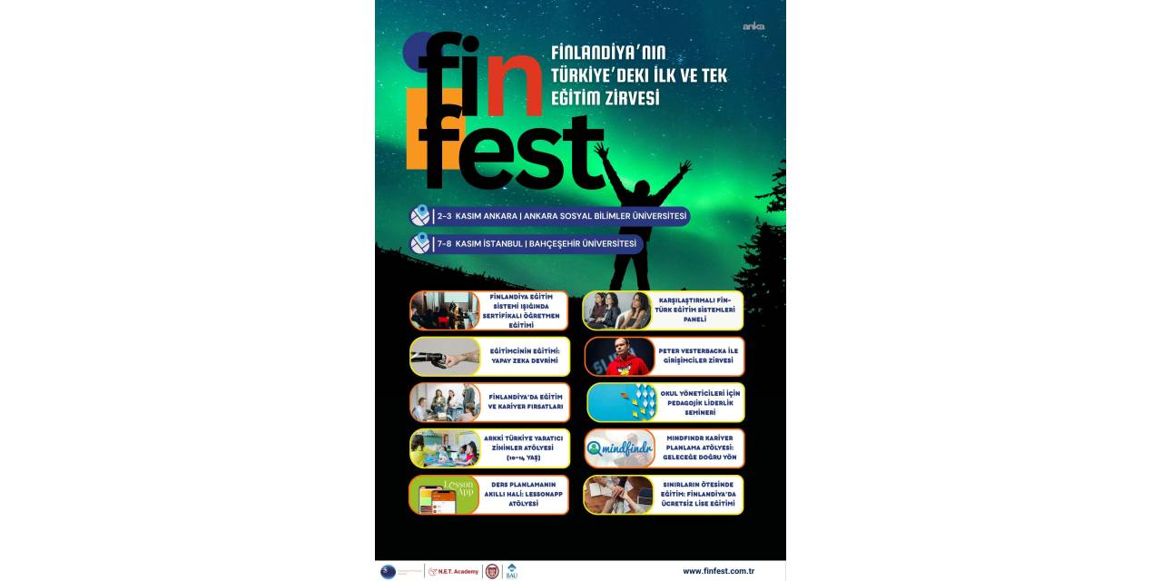 Finlandiya'dan Türkiye'ye yeni eğitim fırsatları: FinFest 2025 yaklaşıyor