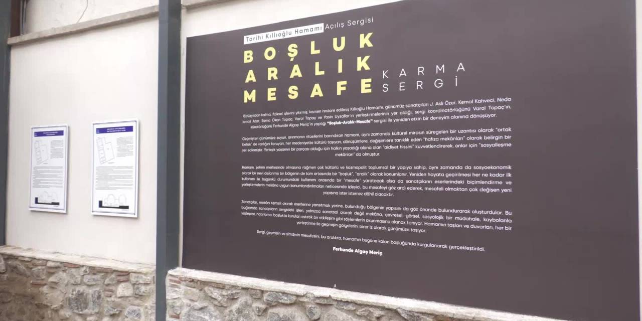 Kıllıoğlu Hamamı, sanatla buluşuyor